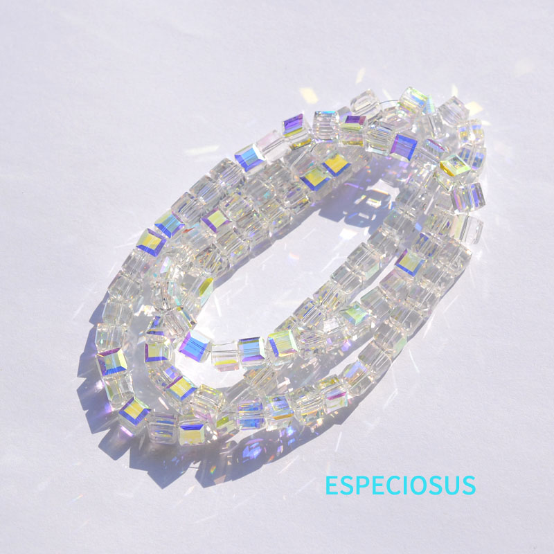 幻彩ESPECIOSUS水晶电镀方形珠子