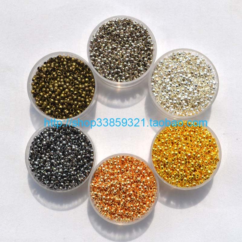 DIY饰品配件手工 项链手链串珠材料2MM镍色银色定位珠2.5元500个,饰品/流行首饰/时尚饰品新,其他DIY饰品配件,淘宝优惠券,粉丝福利购,淘宝优惠卷