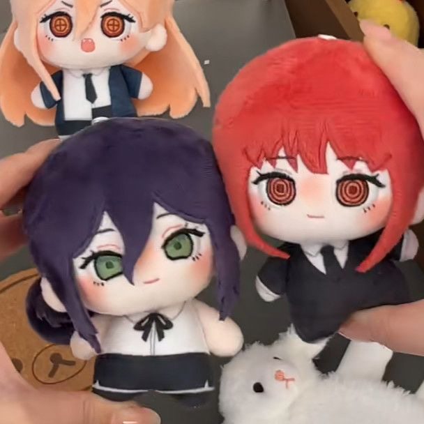 电锯人周边橘色娃娃海星体玛奇玛帕瓦蕾塞10cm棉花娃娃印花体玩偶,模玩/动漫/周边/娃圈三坑/桌游,棉花娃娃,淘宝优惠券,粉丝福利购,淘宝优惠卷