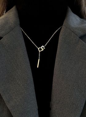 秋冬毛衣链2022年新款潮项链轻奢小众高级感长款搭配打底衫配饰潮