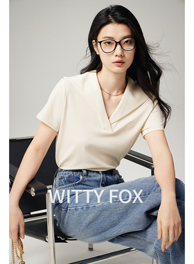 冰爽凉感黑科技索罗娜复古减龄海军领短袖T恤女夏季上衣