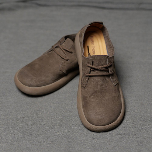 单层牛皮休闲男士鞋2024新款商务