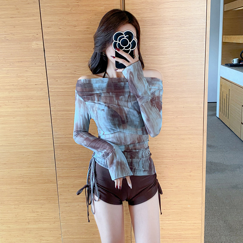 比基尼三件套度假海边泳衣女