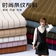 Thu đông cao cấp shun chống nhăn pinstripe vải phù hợp với quần vest vest thời trang phù hợp với quần áo vải - Vải vải tự làm