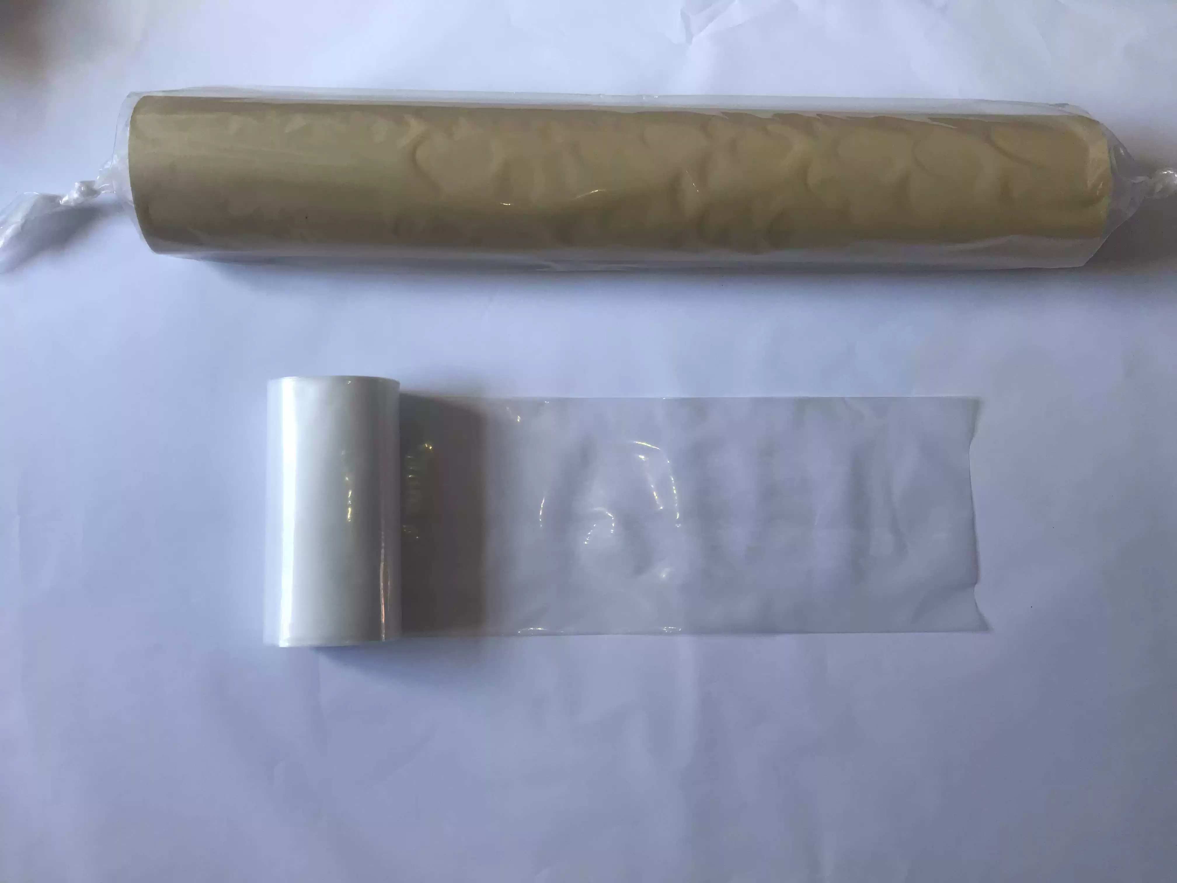 [包邮加厚塑料字画胶袋无限长PE筒膜 字画袋书画包装透明卷筒袋]