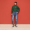 028.NMY033 Mid Collar Sweater Dark Green