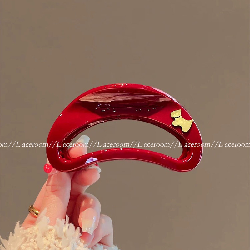 2024新款安可拉红时尚发夹女网红百搭后脑勺发抓大号盘发鲨鱼抓夹,饰品/流行首饰/时尚饰品新,发饰,淘宝优惠券,粉丝福利购,淘宝优惠卷