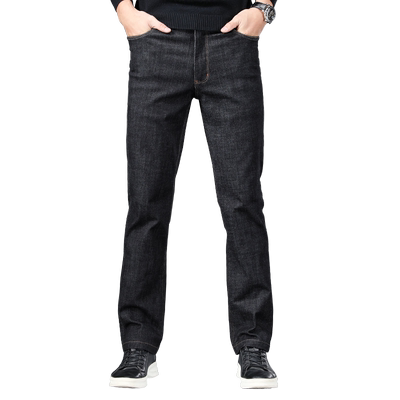牛仔棉裤牛仔棉裤男外穿加绒加厚
