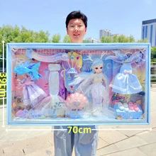 大礼盒换装古风巴比公主娃娃套装儿童女孩玩具培训机构礼品