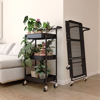 无需安装的小推车花架