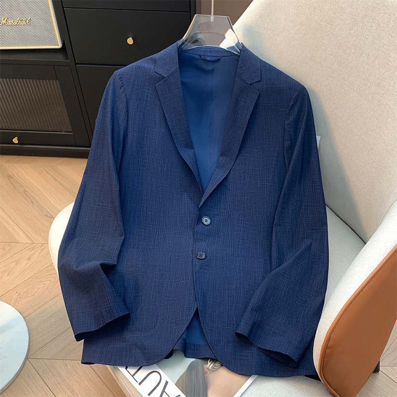 H标、余单！少量现货！锦纶+氨纶防晒抗皱免熨烫西服春夏季薄外套