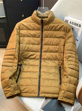 H标、余单！少量现货！ 商务时尚立领羽绒服冬季轻薄短款保暖外套