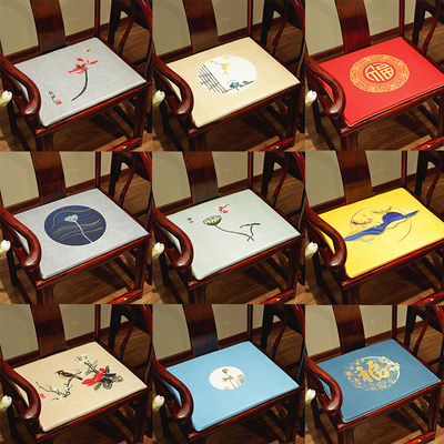 红木沙发坐垫屁垫新中式太师圈椅