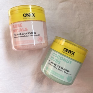现货Onyx 椰子香草 Professional泡沫磨砂霜去角质