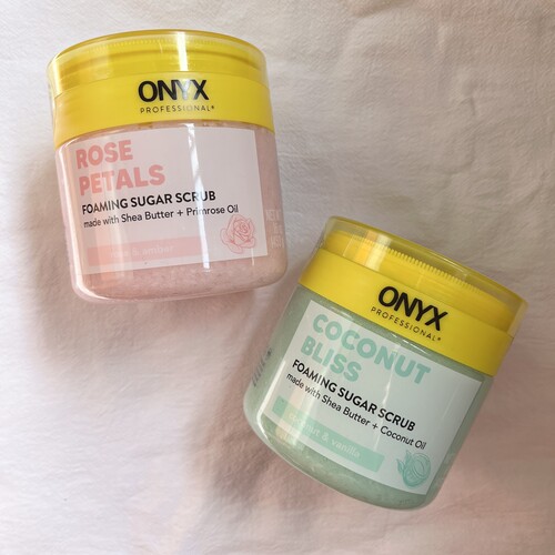 现货Onyx Professional泡沫磨砂霜去角质 椰子香草磨砂膏