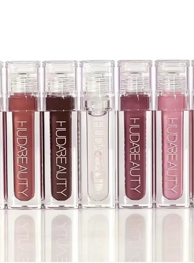 新品！HUDA BEAUTY 镜面唇釉 高光泽 coco/posh/bombshell/foxy
