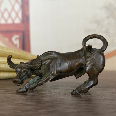 款式全 仿古老牛茶宠摆件童子骑牛家居装饰摆件合金工艺水牛