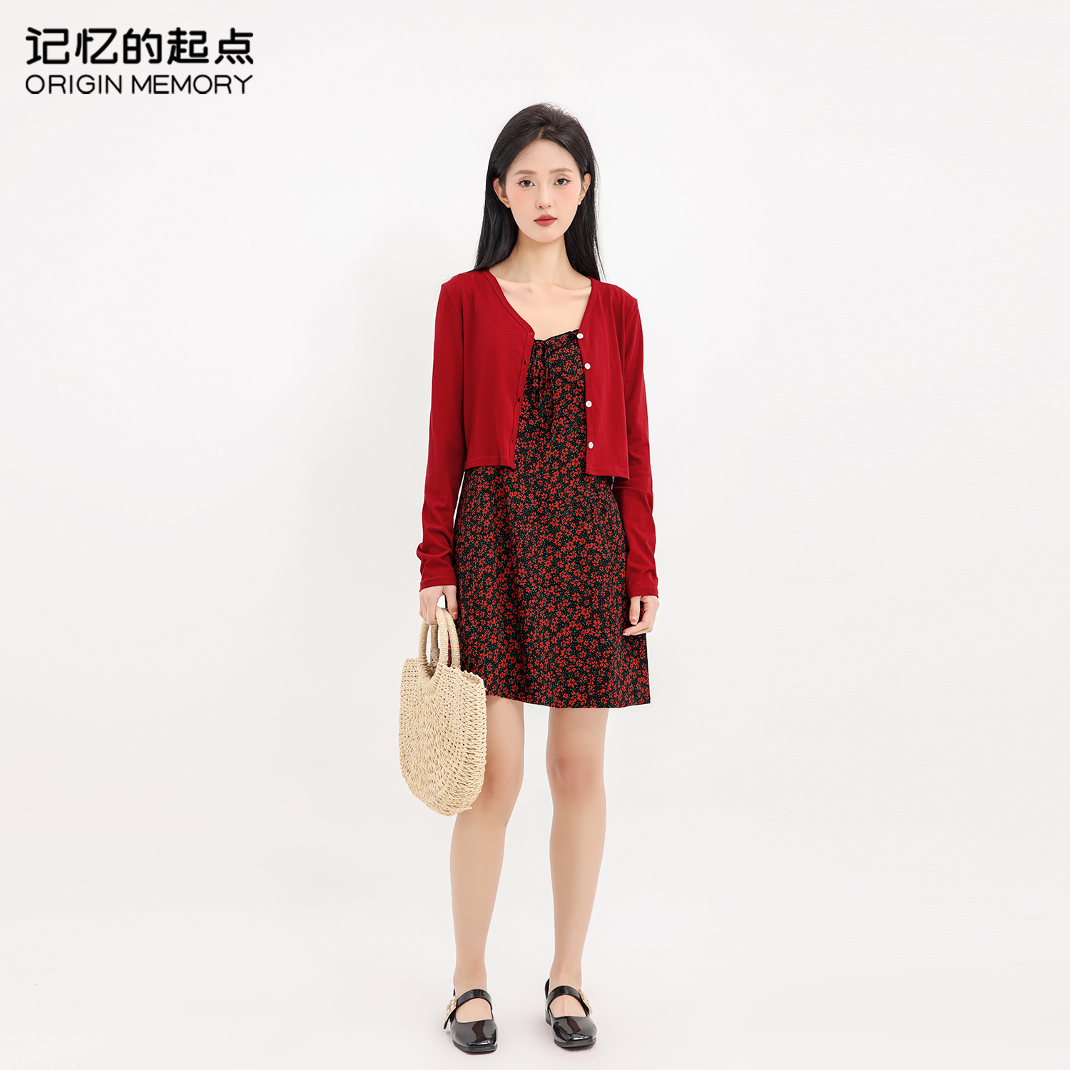 记忆的起点2024年夏季连衣裙套装