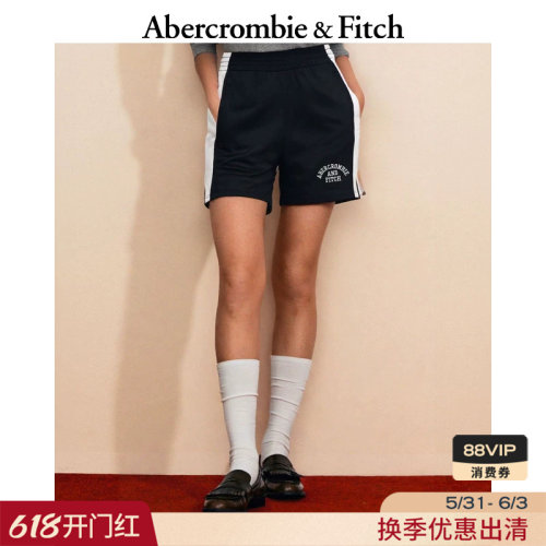 经典刺绣LOGO运动卫裤短裤