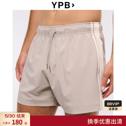 AF旗下YPB男装25秋季美式复古经典百搭抽绳撞色运动短裤116-5374