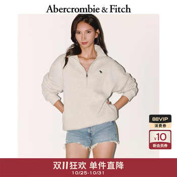 AF经典小麋鹿图案女装25秋冬新款美式百搭宽松套头卫衣152-5418 AF经典小麋鹿图案女装25秋冬新款美式百搭宽松套头卫衣152-5418