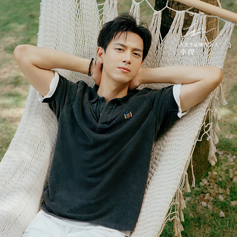 【李现同款】AF美式经典棉质短袖POLO衫26夏男装124-6441
