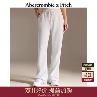 小麋鹿图案女装 147 24春季 长裤 4054 毛圈布高腰喇叭卫裤 AF经典