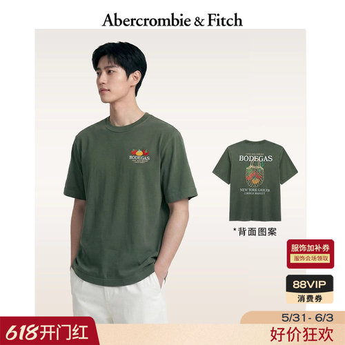 AF美式复古棉质短袖T恤上衣