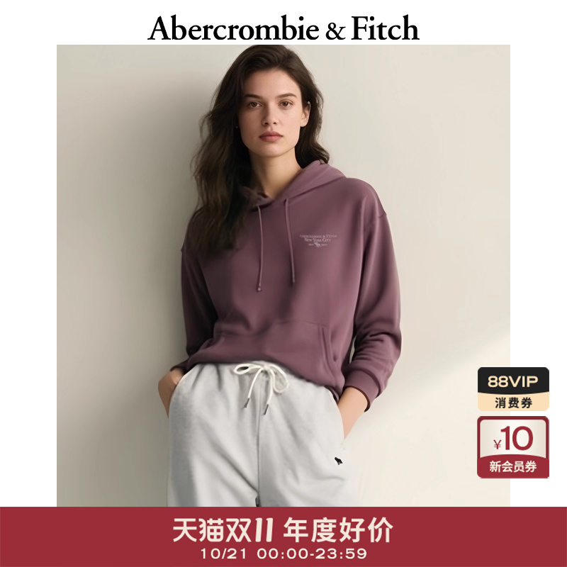 AF经典小麋鹿图案男装女装情侣装25秋季LOGO套头卫衣175-4021