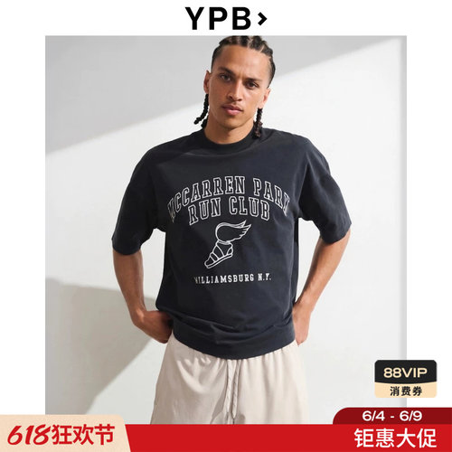 AF旗下YPB健身图案运动短袖T恤