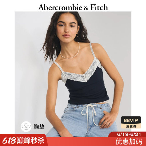 【经典复刻】AF美式带胸垫V领内搭打底吊带衫26春夏女装139-6333
