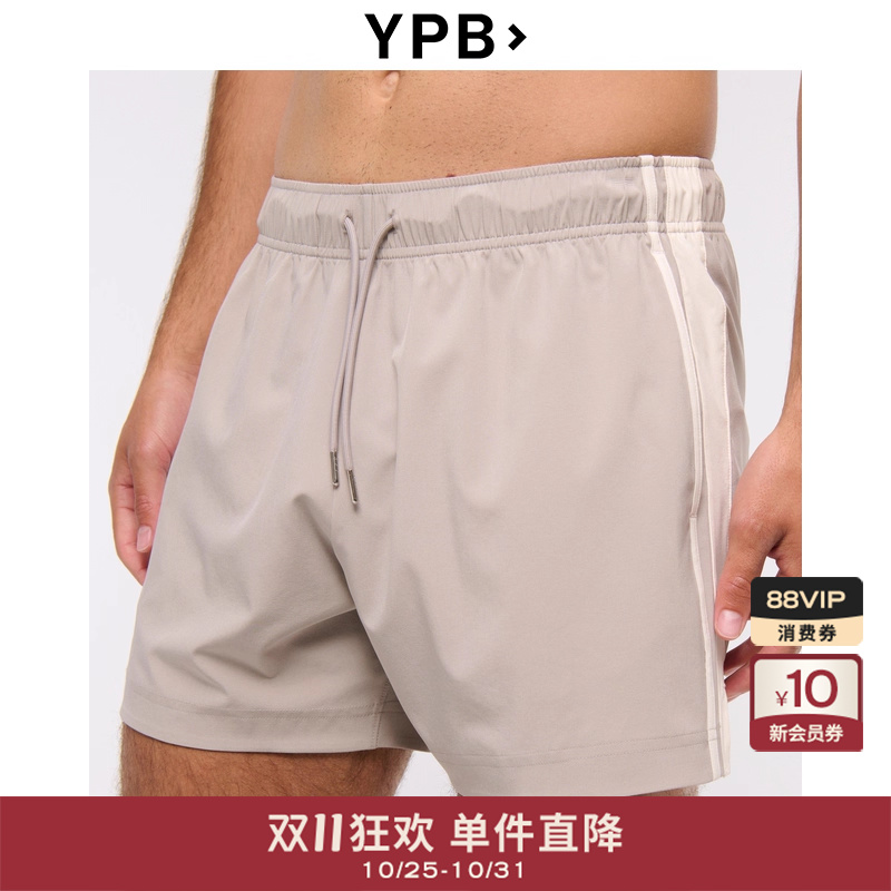 AF旗下YPB男装25秋季新款美式复古抽绳撞色运动短裤116-5374