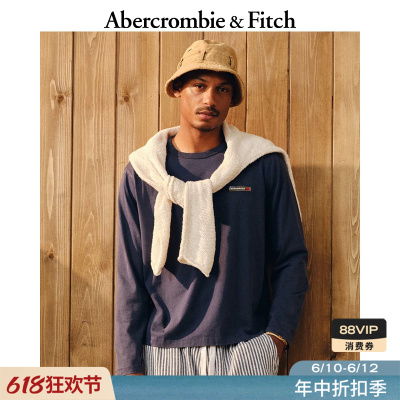 AF时尚百搭LOGO纯棉长袖T恤上衣