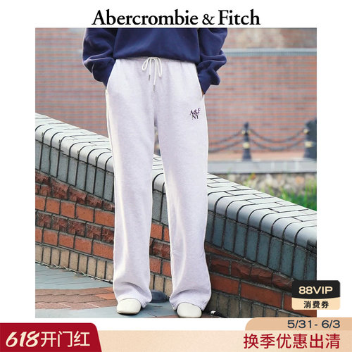 AF美式复古抓绒经典LOGO直筒运动卫裤长裤25秋冬女装147-5115