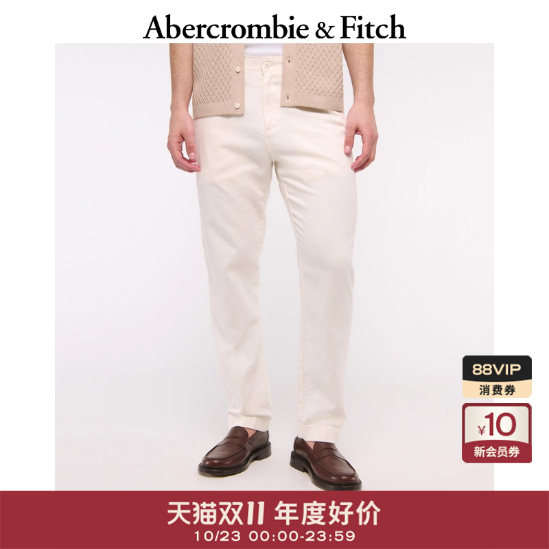 AF男装25秋季美式复古百搭老钱风直筒商务休闲裤长裤130-5072