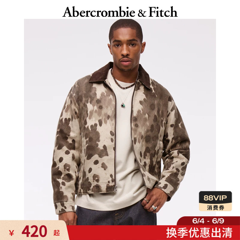 AF美式百搭棉质时尚巴恩风棉服工装夹克外套25秋冬男装132-5143