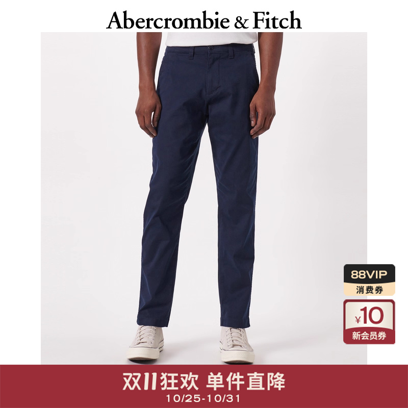 AF男装90年代风经典直筒卡其裤
