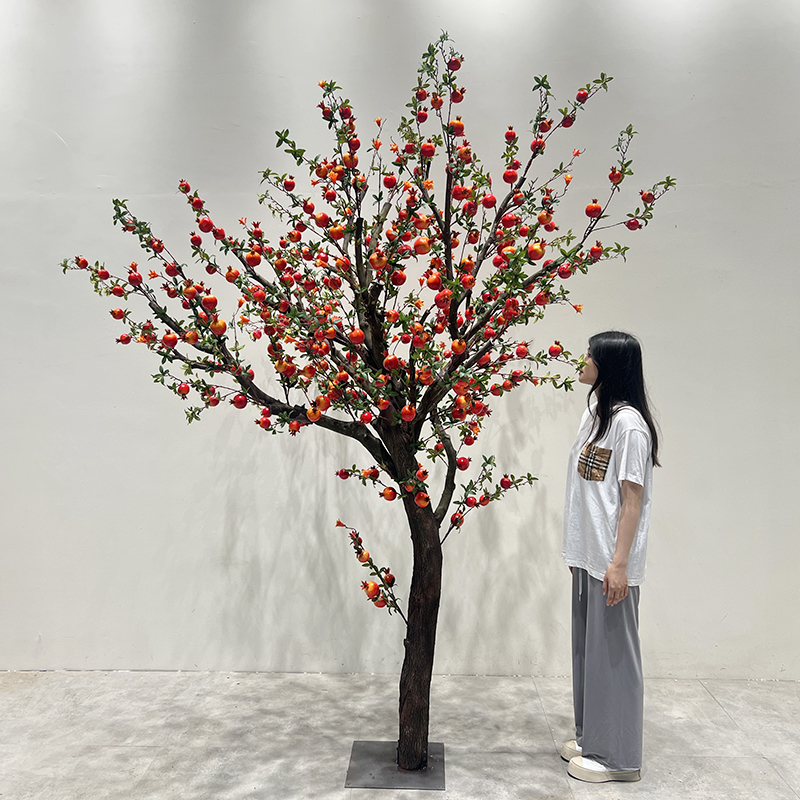 石榴樹(shù)仿真水果假樹(shù)室內(nèi)外大型水果樹(shù)裝飾超10種款式中國(guó)風(fēng)擺件