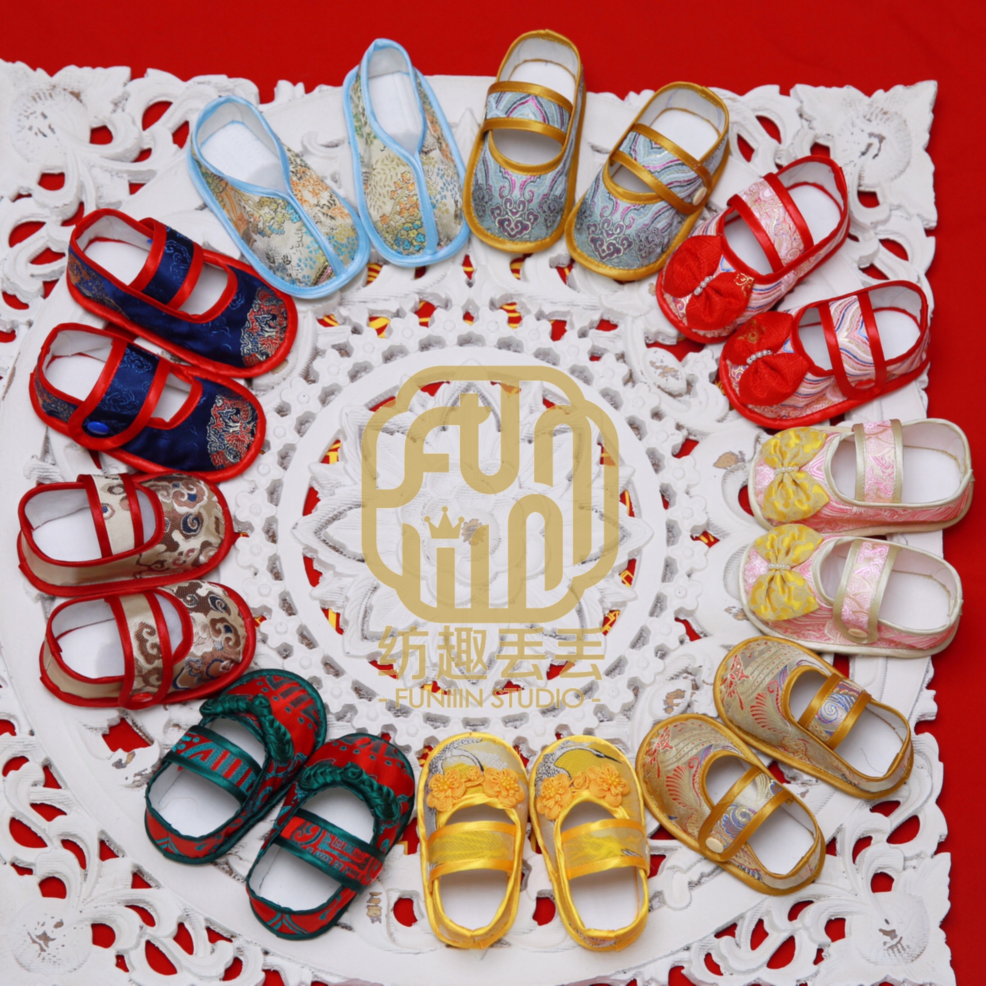 纯手工宝宝布鞋唐装鞋中国风儿童