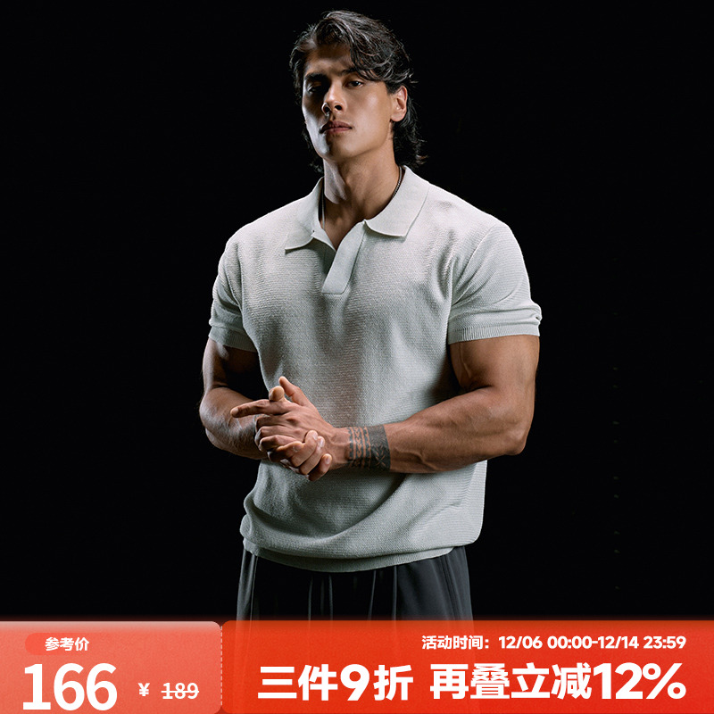 夏季美式纯色休闲运动POLO衫男