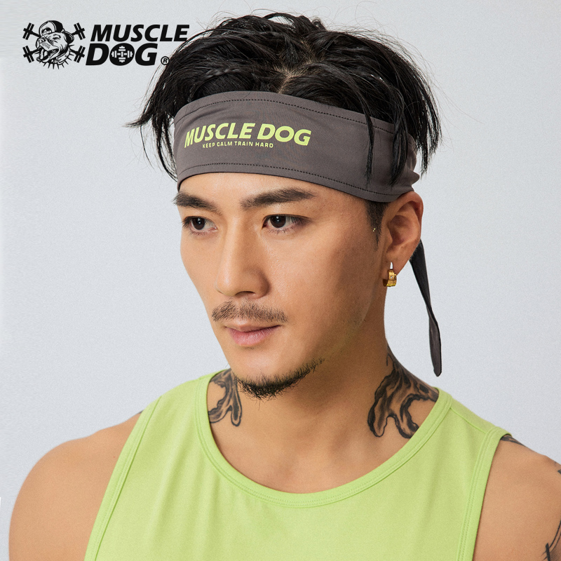 MuscleDog肌肉狗吸汗束发绑头带