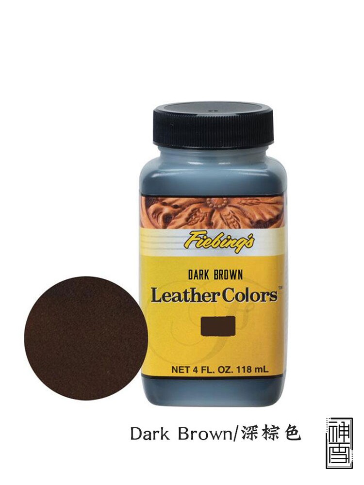 AMERICAN KNIGHT FIEBINGS LEATHERCOLOR WATER-BASED DYE SURFACE DYE VEGETABLE TANNED LEATHER WATER-BASED