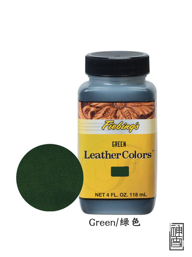 AMERICAN KNIGHT FIEBINGS LEATHERCOLOR WATER-BASED DYE SURFACE DYE VEGETABLE TANNED LEATHER WATER-BASED