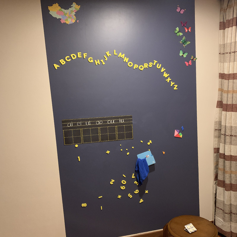 双层磁性黑板墙黛灰家用儿童涂鸦粉笔小绿板贴墙易擦写环保可定制,文具电教/文化用品/商务用品,黑板/黑板贴,淘宝优惠券,粉丝福利购,淘宝优惠卷