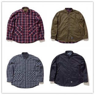 MADNESS REVERSIBLE SHIRT JACKET格子衬衫夹克衫双面T恤潮牌MDNS