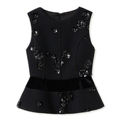 背心上衣女 珠绣收腰设计时尚 国风新中式 高端黑呢马甲2025早秋新款