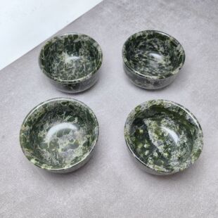 西藏药王石自然原石45ml功夫茶具一套四杯磁疗中国风茶杯子0271