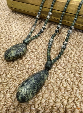 情侣套装私人定制款臧玉药王石籽料吊坠原生态原石项链亲子装281