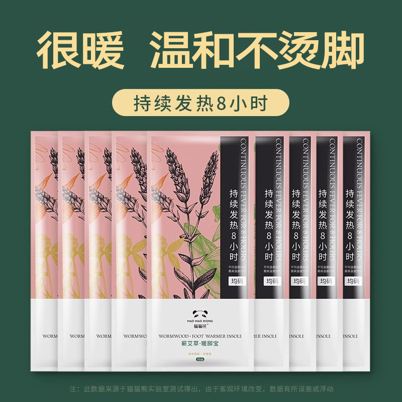 猫猫熊保暖免充电可行走发热鞋垫
