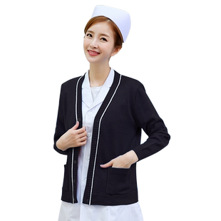 俏护士毛衣外套开衫护士服冬季医院值班室医护人员外套加绒加厚